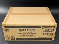 One Piece OP14-EB04 The Azure Sea's Seven English 12 Booster Box Case Sealed - Image 1