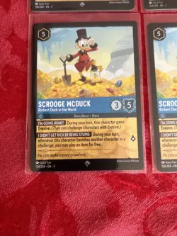 4x Disney Lorcana Inklands - Scrooge McDuck - Richest Duck in the World - x4 - Image 4