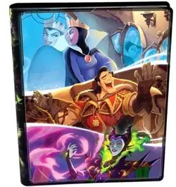 Disney Lorcana The First Chapter Villians 9 Pocket Binder Costco Holds 252 Cards - Image 1