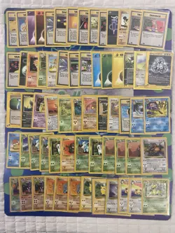 1999-2003 Vintage Pokemon Lot - 221 CARDS MULTI $2-8 1st Ed./Base/Jungle SLEEVED - Image 1