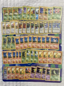 1999-2003 Vintage Pokemon Lot - 221 CARDS MULTI $2-8 1st Ed./Base/Jungle SLEEVED - Image 2