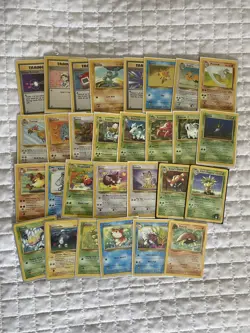 1999-2003 Vintage Pokemon Lot - 221 CARDS MULTI $2-8 1st Ed./Base/Jungle SLEEVED - Image 3