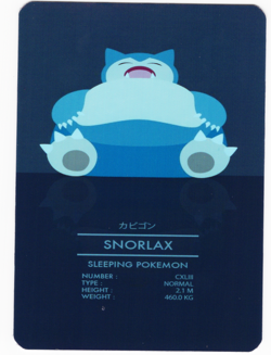 Pokemon Fanart - SNORLAX * - FOIL HOLO Card by SPACED_OUT - Image 1