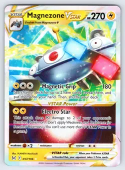 Magnezone VSTAR 057/196 2022 Lost Origin Pokemon Card TCG Full Art Ultra Rare Nm - Image 1