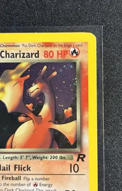Dark Charizard 4/82 1st Edition - Holo Team Rocket Pokemon TCG 2000 - HP Card - Image 4
