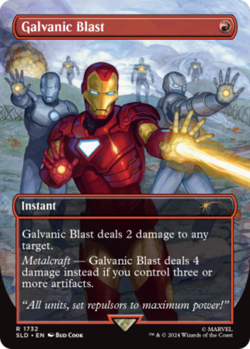 [1x] Galvanic Blast (1732) Near Mint, English Secret Lair MTG Magic - Image 1