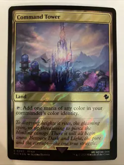 MTG: Command Tower (0382) (Surge Foil) Commander: Final Fantasy Surge Foil NM - Image 1