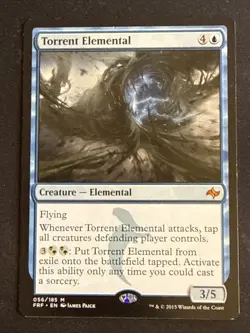 1x Torrent Elemental (056) Fate Reforged LP MTG Magic the Gathering x1 MKE - Image 1