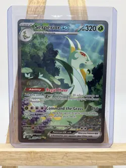 Pokemon TCG Serperior EX 164/086 Illustration Rare Holo Sv: Black Bolt Near Mint - Image 2