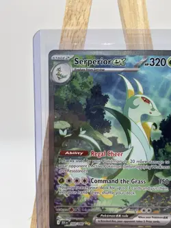 Pokemon TCG Serperior EX 164/086 Illustration Rare Holo Sv: Black Bolt Near Mint - Image 3
