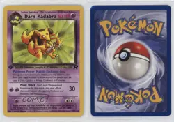 Dark Kadabra 1st Ed. Pokemon Team Rocket #39 2000 - Image 3