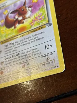 Pokemon Jungle Eevee 1st Edition 51/64 MP - Image 3
