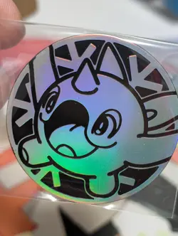 Pokemon Cetitan Silver Neon Jumbo Coin - Image 1