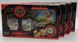 Lot of (4) Pokemon TCG Flareon VMAX Premium Collection - Image 1