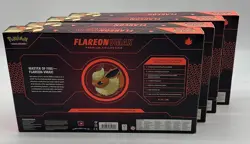 Lot of (4) Pokemon TCG Flareon VMAX Premium Collection - Image 2
