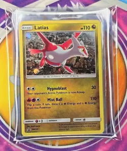 🔥2018 Set of Pokemon SM Black Star Promo Latios & Latias Basic Protected 👍📈 - Image 5