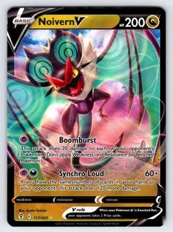 Noivern V 117/203 2021 Evolving Skies Pokemon Card TCG Ultra Rare Holo - Nm - Image 1
