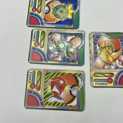 Pokemon Pocket Monsters Vending Machine Sticker Lot Of 4Holo Prism - Image 2