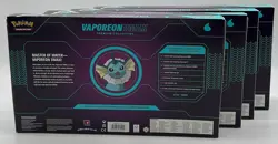Lot of (4) Pokemon TCG Vaporeon VMAX Premium Collection - Image 2