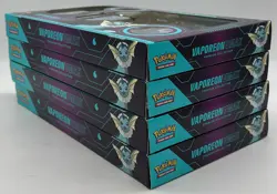 Lot of (4) Pokemon TCG Vaporeon VMAX Premium Collection - Image 4