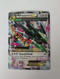 Pokemon TCG M Rayquaza EX 76/108 Holo Classic Collection NM Condition - Image 1