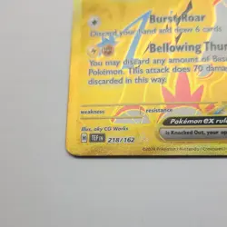 Pokemon Raging Bolt ex 218/162 SV05 Secret Rare Full Art Holo Basic 240 HP - Image 3