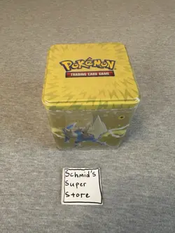 Pokemon 2022 Collectors Stacking Lightning Tin New Factory Sealed 3 Packs & Coin - Image 2
