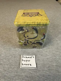 Pokemon 2022 Collectors Stacking Lightning Tin New Factory Sealed 3 Packs & Coin - Image 4