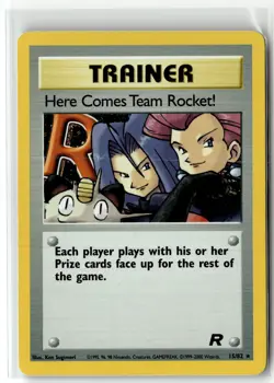 Here Comes Team Rocket! ⭐ 15/82 Holo Rare Team Rocket 2000 Pokemon NM - Image 1