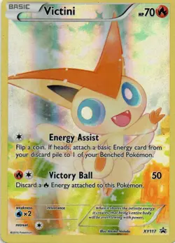 Pokemon: XY Promos: Holofoil Victini: Moderately Played Condition - Image 1