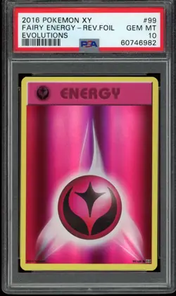 2016 Pokemon XY Evolutions Reverse Foil Holo Fairy Energy #99 eBay 1/1 PSA 10 - Image 1