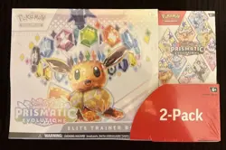 Prismatic Evolution ETB & Booster Bundle 2 Pack Costco Pokemon - Image 1