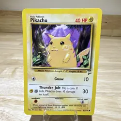 Pokemon Pikachu Base Set 2 87/130 Basic 1999-2000 Wizards - Image 1