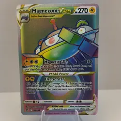 Pokemon Magnezone VSTAR 198/196 Lost Origin Secret Rare Full Art Holo 270 HP - Image 1