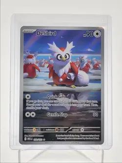DELIBIRD 2025 POKEMON MEGA EVOLUTION ILLUSTRATION RARE 152/132 Q5542 - Image 1