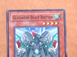 yugioh Gladiator Beast Bestiari CP07-EN004 Super Rare light Played - Image 3