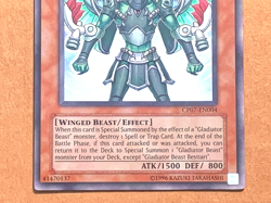 yugioh Gladiator Beast Bestiari CP07-EN004 Super Rare light Played - Image 4