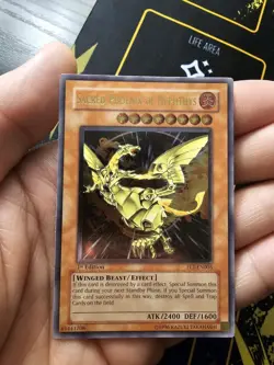 Yu-Gi-Oh Sacred Phoenix of Nephthys FET-EN005 Ultimate Rare 1st Edition Mint/Nm - Image 5