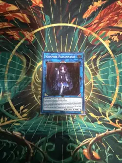 Yugioh BACH-EN048 Vampire Fascinator Super Rare 1st Edition NM - Image 1