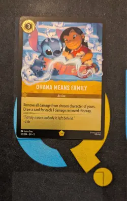 Ohana Means Family 32/204 Cold Foil Legendary Disney Lorcana Winterspell - Image 1