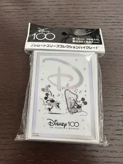 Bushiroad Weiss Schwarz Disney 100 Mickey Minnie Mouse Card Sleeve 75 Pc New - Image 1