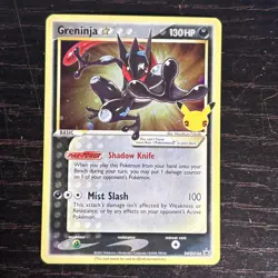 Greninja Gold Star SWSH144 Black Star Promo Pokemon Card - Image 1
