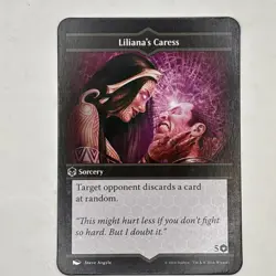 Liliana’s Caress Mtg Planeswalker 2014 Replacement Card - Image 1