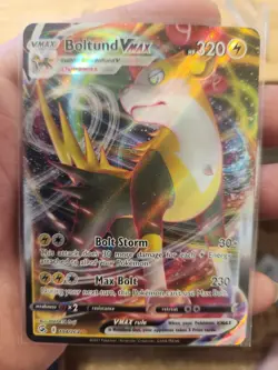 2 Card Lot Pokemon Garbodor VMAX Evolving Skies & Boltund Holo Ultra Rare Mint - Image 2