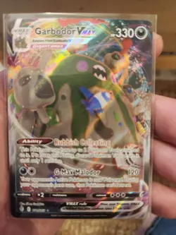 2 Card Lot Pokemon Garbodor VMAX Evolving Skies & Boltund Holo Ultra Rare Mint - Image 4