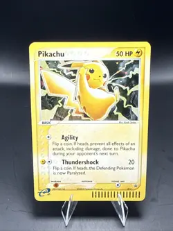 Pokemon Pikachu TCG Black Star Promo Holo Card 012 2003 - Image 1