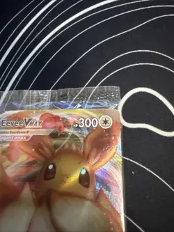 Pokemon TCG Eevee VMAX SWSH087 Black Star Promo Full Art Holo Card Sealed - Image 5