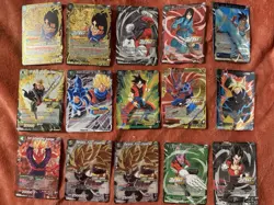 Dragon Ball Super Card Game DBS Promo Foil Cards Lot Of 15 - Image 1