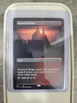 Haunted Ridge MTG Card - Innistrad: Magic Hunt 282 - Borderless - Land - Image 1