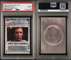Princess Leia Foil Star Wars Trading Card Game 1999 Decipher - Image 3